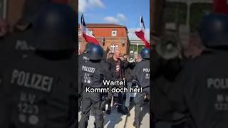 quotKomm doch herquot CSD Wismar Gegendemo 14924 [upl. by Aenea]