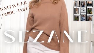 SEZANE KNITWEAR GUIDE  YAK WOOL KNITS  Part I  Fall Winter 20242025 [upl. by Eineg]