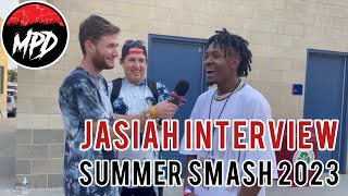 JASIAH INTERVIEW AT SUMMER SMASH 2023 [upl. by Engeddi103]