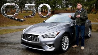 Infiniti Q50 Team Review  Fifth Gear [upl. by Anitnatsnok]