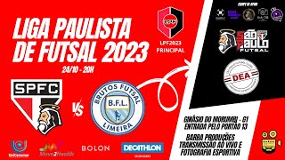 SÃO PAULO FUTSAL VS BRUTOS FUTSAL LIMEIRA  LIGA PAULISTA DE FUTSAL [upl. by Tenay]