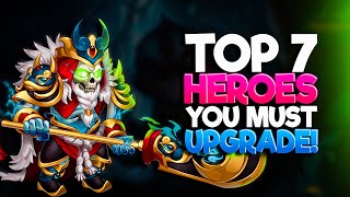 Top 7 Heroes you must upgrade in Hero Wars  Best Arena Guild War amp Asgard Teams [upl. by Nolahs926]