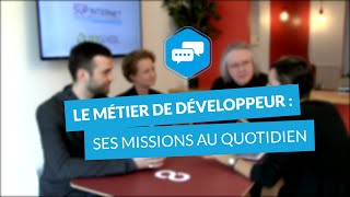 Le métier de développeur  missions et rôle [upl. by Nnylirret]