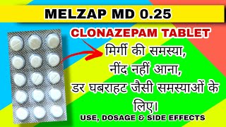 Rivotril tablet  Rivotril 05 mg  Lonazep tablet  Clonazepam tablets uses side effect [upl. by Viveca]