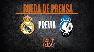 Resumen Rueda de prensa previa Real Madrid vs Atalanta [upl. by Anaya]