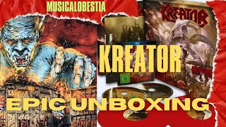 🎸🔥 ¡Unboxing ÉPICO de Kreator 📦 London Apocalypticon Earbook amp Gods of Violence Boxset 🎶 [upl. by Havstad]