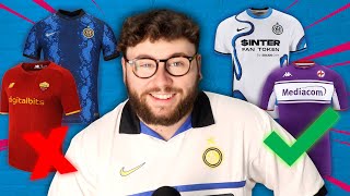 RANKING THE NEW SERIE A 202122 KITS  FOOTBALL KIT TIER LIST [upl. by Iraam]