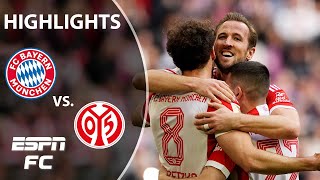 🚨 HARRY KANE HAT TRICK 🚨 Bayern Munich vs Mainz  Bundesliga Highlights  ESPN FC [upl. by Khalsa]