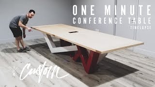 One Minute Conference Table timelapse [upl. by Beverly320]