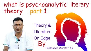 What is Psychoanalytical Literary Theory Theory amp Literature On Edge By Prof Mumtaz Ali [upl. by Lazes737]