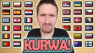 How To Say quotKURWAquot In 30 Different Languages [upl. by Tien]