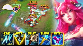 The Most UNFAIR Ahri build you will EVER witness What a REAL 1v9 game looks like [upl. by Lrig]