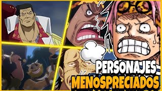 Personajes MENOSPRECIADOS POR LOS FANÁTICOS  One Piece 2024 [upl. by Peterman]