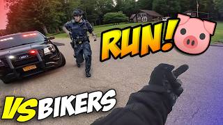 COPS VS BIKERS  MOTORCYCLE POLICE CHASE  Best Compilation 2024 [upl. by Nedearb]