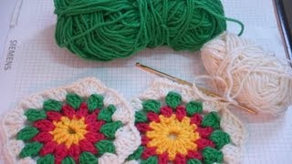 Crochet Beautiful Square [upl. by Sneve332]