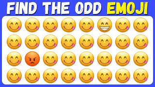 Find the ODD One Out 🤔🍕 Emoji Quiz [upl. by Lenra]