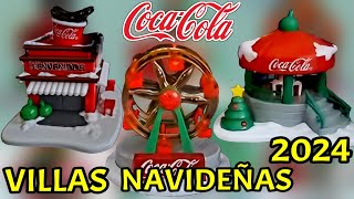 Nuevas VILLAS NAVIDEÑAS COCACOLA 2024 La Colección Será De 6 Villas [upl. by Buff]