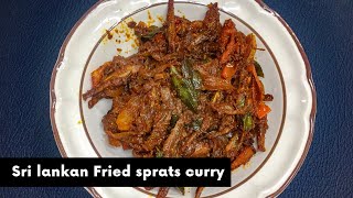 FRIED SPRATS CURRY  SRI LANKAN FRIED SPRATS CURRY friedspratscurry [upl. by Liahus]