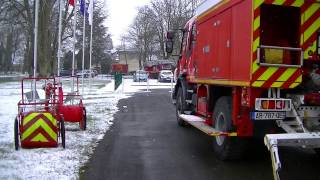 Incendie collègelycée JeannedArc Argentan [upl. by Volkan]