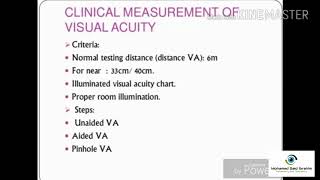 حالات حدة الإبصار visual acuity cases [upl. by Servais196]