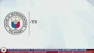 COMMITTEE ON APPROPRIATIONS  BUDGET BRIEFINGHEARINGS OF THE FY 2025 PROPOSED BUDGET DepEd Part 2 [upl. by Houlberg]