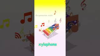 Xylophone music with 3d animation  Famous Music from a lot of Percussion Instruments shorts [upl. by Clute]