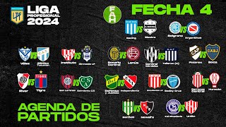 👀 Calendario Fútbol Argentino fecha 4 Lo que Debes Saber de la Próxima Fecha de la Liga Argentina [upl. by Dlanor]