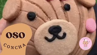 Oso 🧸 concha CocinandoRico 😋 Conchas de Chocolate [upl. by Nerok66]