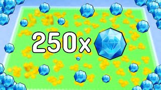 I used 250 GLITTERING CHARMS THE BEST GEM farm in PET SIMULATOR 99  FULL TEAM GLITTERING [upl. by Amadeo683]