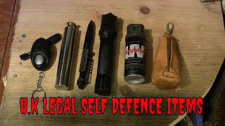 UK Legal Self Defence Items [upl. by Aniroc]