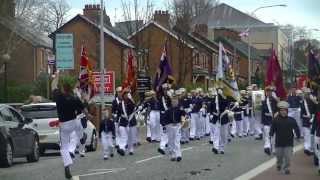 100th Anniversary Of The Formation Of The Ulster Volunteer Force Return Parade Belfast 1 [upl. by Schoening93]