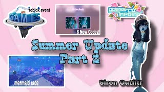 The New Dress to impress summer Part 2 Update in roblox dresstoimpress gaming dti update summer [upl. by Sirap]