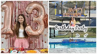 EMILYS 13Th Birthday Party  Part 1  VLOG1254 [upl. by Ahsila]