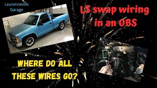 Intimidated by LS wiring Where I connected loose wires for my OBS Chevy Cheyenne Cammed 53 LS swap [upl. by Aniroz294]