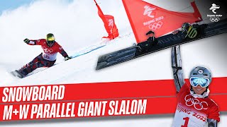 Snowboard  Mens amp Womens Parallel Giant Slalom Finals  Full Replay  Beijing2022 [upl. by Namhar275]