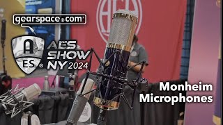 Monheim Microphones  Gearspace  AES NYC 2024 [upl. by Ahsikcin]