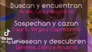 Tik Tok de Signos Zodiacales ❄🔥 [upl. by Jerrilee909]