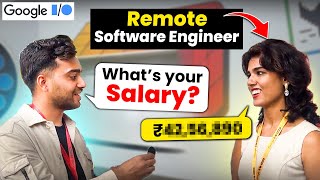 Asking Bangalore Engineers Their Salaries and How To Get Hired Google IO Edition [upl. by Naryb663]