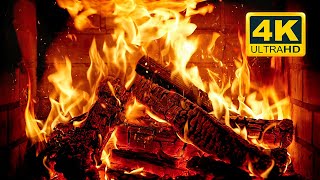 🔥 Cozy Fireplace 4K 12 HOURS Fireplace with Crackling Fire Sounds Crackling Fireplace 4K [upl. by Valerio995]