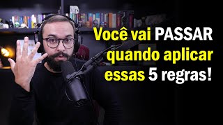 5 DICAS PARA QUEM ESTUDA PARA CONCURSO PÚBLICO [upl. by Kinsman2]