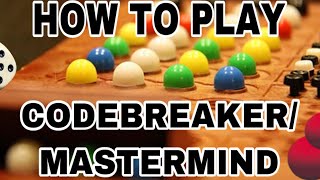 How to play MASTERMINDCODEBREAKER 2020 5 HOLES Fun Game [upl. by Gregorius]