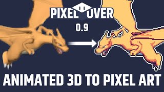 Animated 3D to pixel art  PixelOver 09 Trailer [upl. by Tahp]