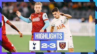 TOTTENHAM HOTSPUR 23 WEST HAM  PRESEASON HIGHLIGHTS [upl. by Clyte]