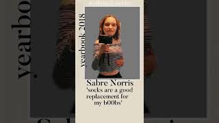 Sabre Norris yearbook trend [upl. by Shara949]