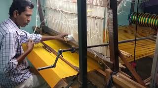 Handloom Jacquard Machinesaree weaving [upl. by Miculek]