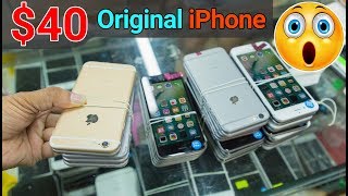 😱Original iPhone Just Only 40  Chinese Wholesale Market Tour [upl. by Ateval]