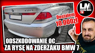 Dostałem 10000zł za rysę na zderzaku w BMW 7 E65 odszkodowanie z OC sprawcy [upl. by Glavin]