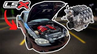 Here is WHY You Should LS Swap You Miata  450HP V8 Miata Review [upl. by Nadeau]