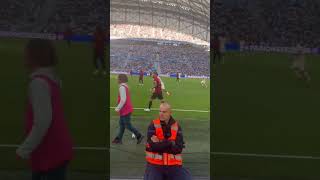 Jonathan Clauss copieusement insulté par les supporters Marseillais 🥶🤬 shorts velodrome marseille [upl. by Silva]