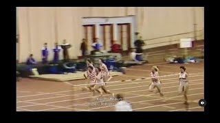 Marita Koch 704 World Record 60m in Senftenberg GER 1985 [upl. by Joelle]